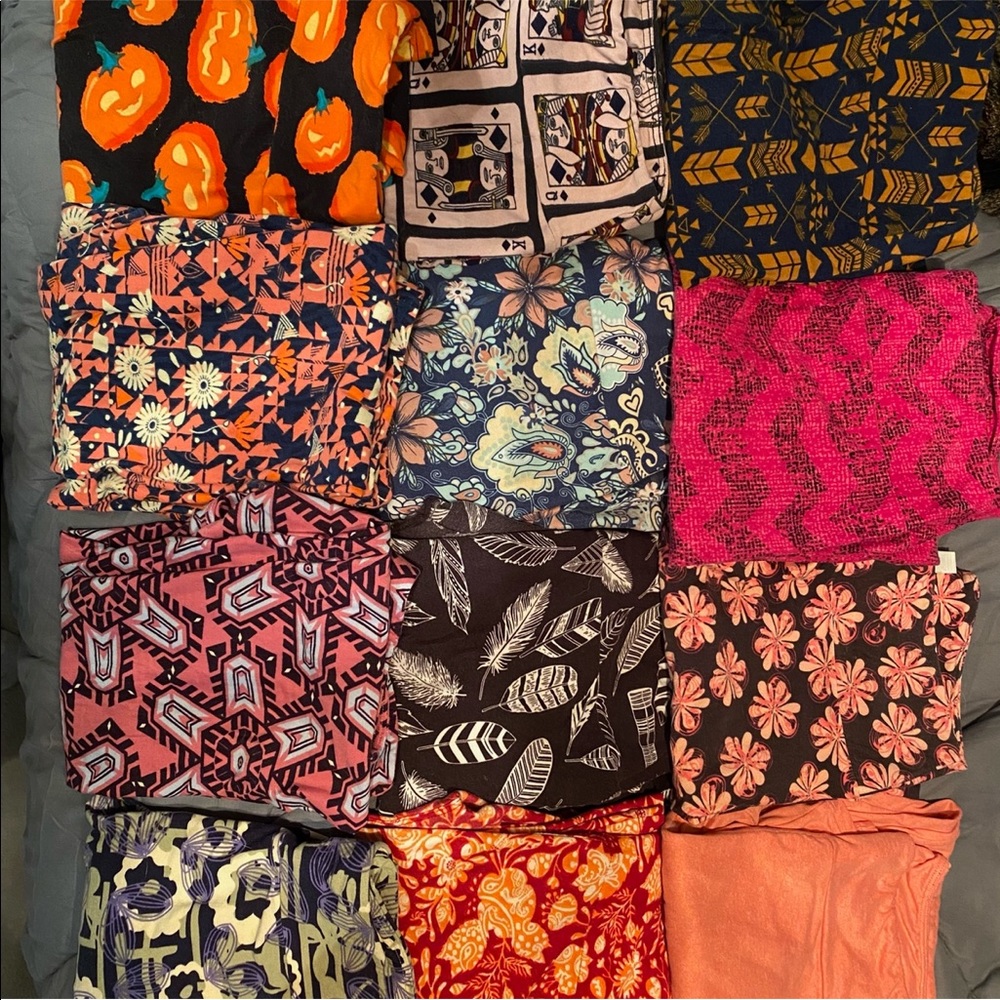 BUNDLE of OS LuLaRoe leggings!